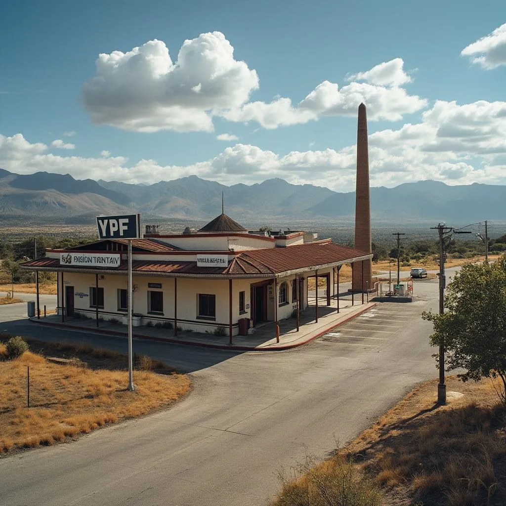 Estación de servicio YPF histórica