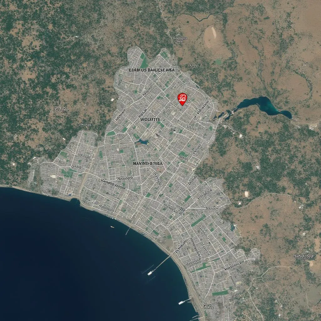 Mapa de ubicación sede central YPF